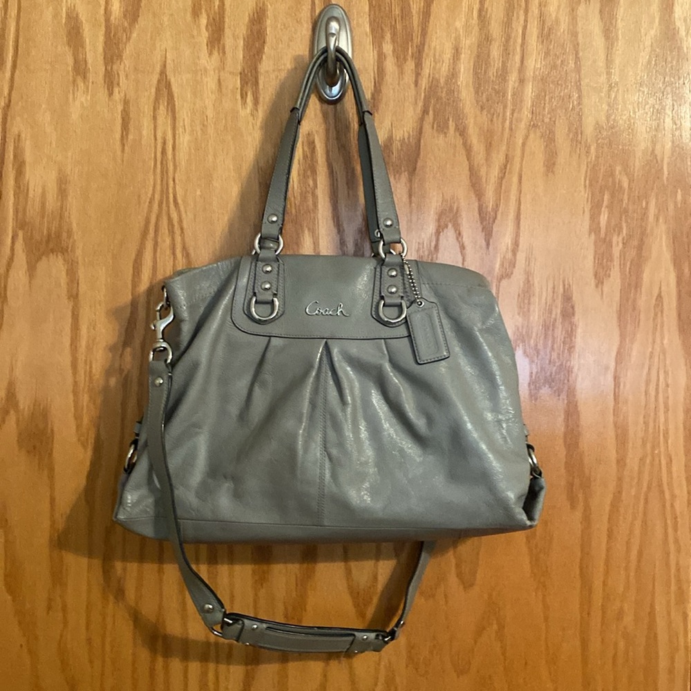 Coach Ashley Patent Leather Carryall